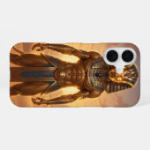 Sekhmet – Löwenköpfige Kriegsgöttin´4 iPhone 16ケース (裏面横)