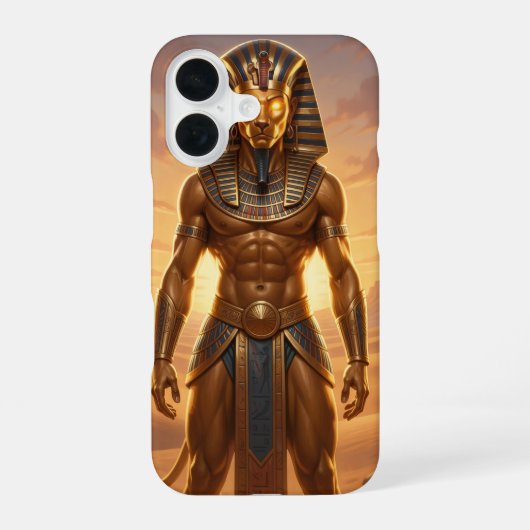 Sekhmet – Löwenköpfige Kriegsgöttin´4 iPhone 16ケース (裏面)
