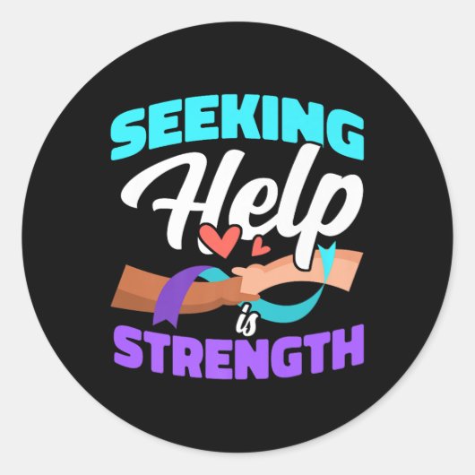 Seking Is 救済 Strength Depres認識度Prem ラウンドシール (正面)