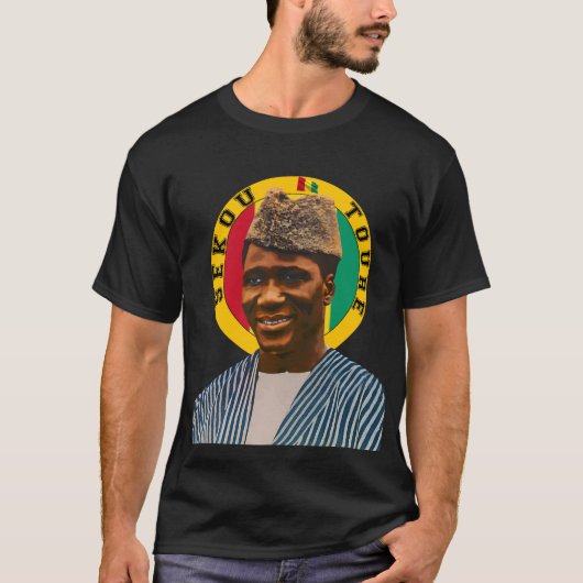 Sékou Touré Pan-African T-Shirt Black history tee Tシャツ (正面)