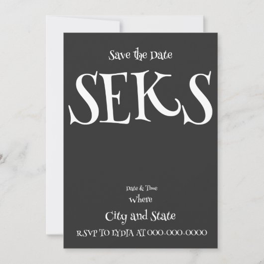 SEKS 招待状 (正面)