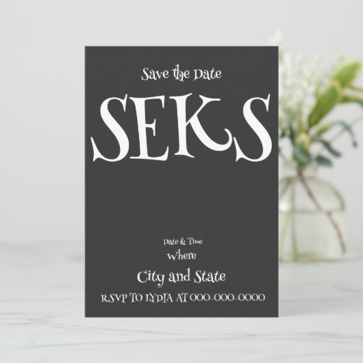SEKS 招待状 (スタンド正面)