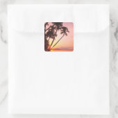 Selat Boleng, Ili Api Island, Lewolin Village スクエアシール (バッグ)