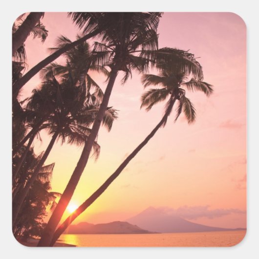 Selat Boleng, Ili Api Island, Lewolin Village スクエアシール (正面)