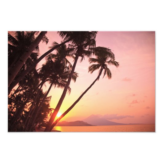 Selat Boleng, Ili Api Island, Lewolin Village フォトプリント (正面)