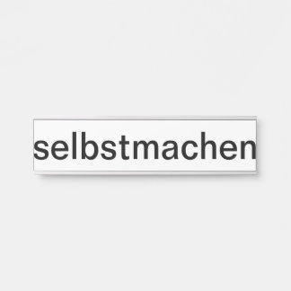 selber gestalten サインプレート