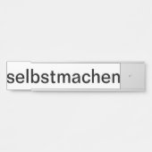 selber gestalten サインプレート (正面)