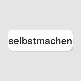 selber gestalten 名札