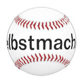 selber gestalten 野球ボール (正面)