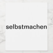 selbermachen ワインラベル (シングルラベル)