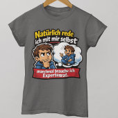 Selbstgespräch Humor Cartoon Tシャツ