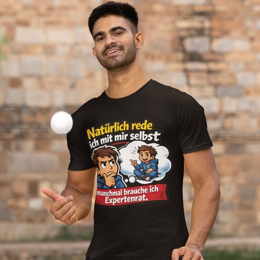 Selbstgespräch Humor Cartoon Tシャツ