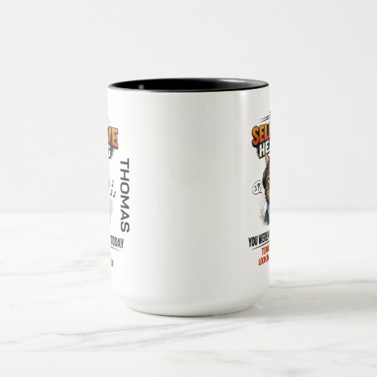 Selective Hearing Cat Mug | Funny Coworker マグカップ (中央)