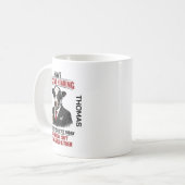 Selective Hearing cow Mug | Funny Coworker コーヒーマグカップ (正面左)