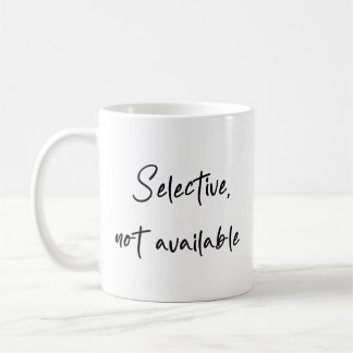 Selective not available コーヒーマグカップ
