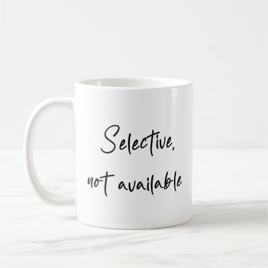 Selective not available コーヒーマグカップ (左)