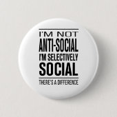 SelectivelySocial 缶バッジ (正面)