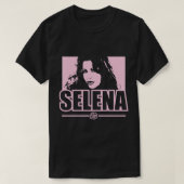 Selena Quintanilla - Selena Pink Block Pullover Ho Tシャツ (デザイン正面)