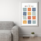 Self 18"X24"へのメモ ポスター