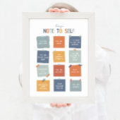 Self 18"X24"へのメモ ポスター