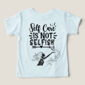 "Self Care is Not Selfish" Inspirational Graphic  (デザイン裏面)
