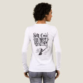 "Self Care is Not Selfish" Inspirational Graphic  トライブレンドＴシャツ (背面全体)