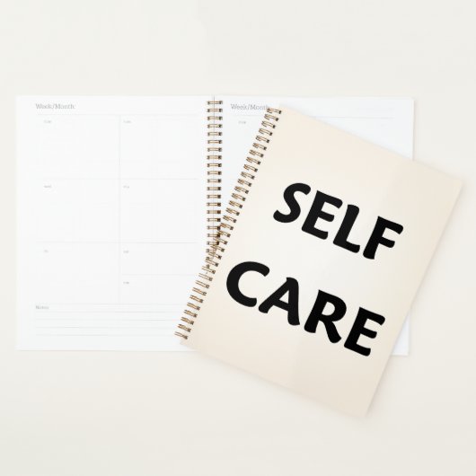 Self Care Minimal Planner Cover プランナー手帳 (ディスプレー)
