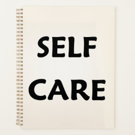 Self Care Minimal Planner Cover プランナー手帳