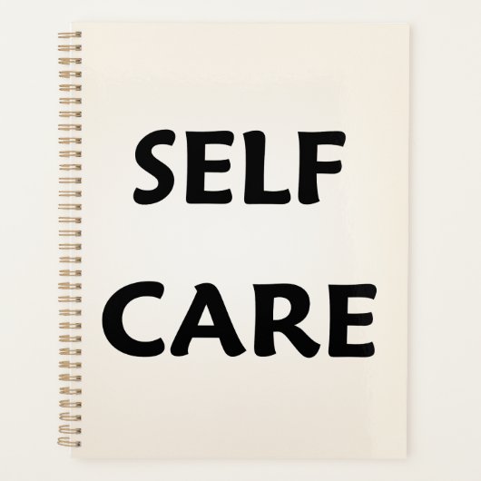 Self Care Minimal Planner Cover プランナー手帳 (正面)