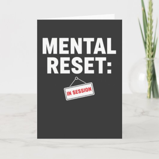 Self Care Mode Quiet Time In Session Stress カード (正面)