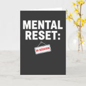 Self Care Mode Quiet Time In Session Stress カード (黄色い花)