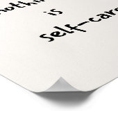 Self-care quote ポスター (角)