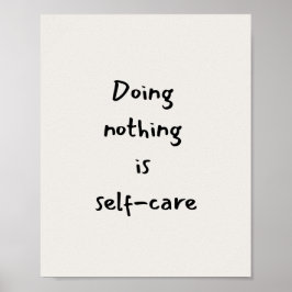 Self-care quote ポスター