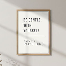 Self Compassion Decor. Mental Wellness ポスター