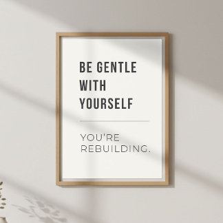 Self Compassion Decor. Mental Wellness ポスター