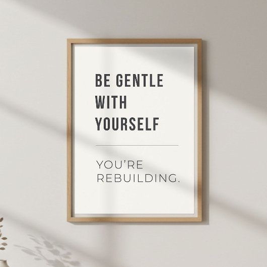 Self Compassion Decor. Mental Wellness ポスター