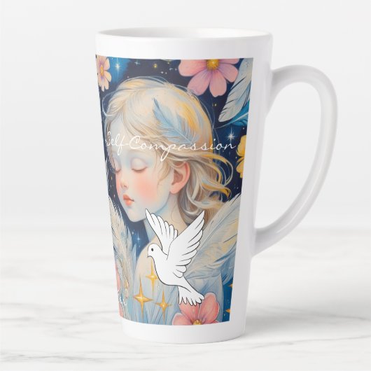 Self Compassion-Latte Mug カフェラテマグ (右)