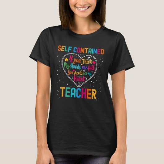 Self Contained Teacher Appreciation Week Back to S Tシャツ (正面)