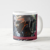 "Self-Control Is YOUR SuperPower" ジャンボコーヒーマグカップ (正面右)