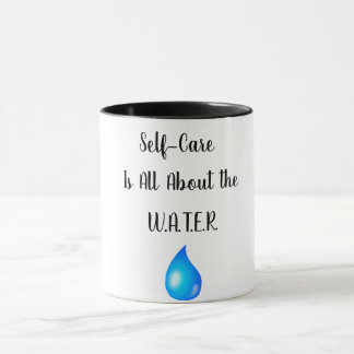 Self-Crae Is All About the W.AT.E.R. Mug マグカップ
