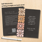Self Discovery Journaling Prompt Bohoフローラ ノートブック