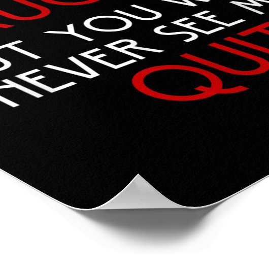 Self Employed Lancer New Quote Gift Retro Design  ポスター (角)