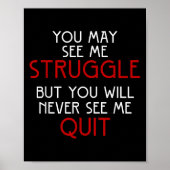 Self Employed Lancer New Quote Gift Retro Design  ポスター (正面)