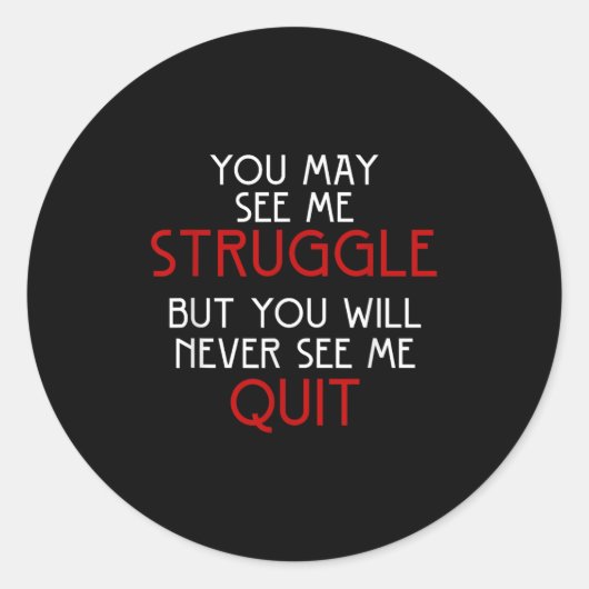 Self Employed Lancer New Quote Gift Retro Design ラウンドシール (正面)