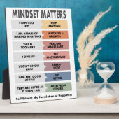 Self-Esteem: the foundation of Happiness フォトプラーク (側面)