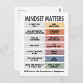 Self-Esteem: the foundation of Happiness ポストカード (正面/裏面)