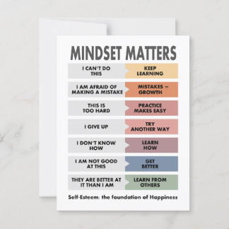 Self-Esteem: the foundation of Happiness ポストカード