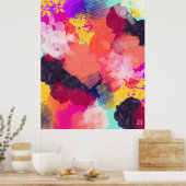 Self Expression Art Print, Poster (Semi-Gloss) ポスター (キッチン)