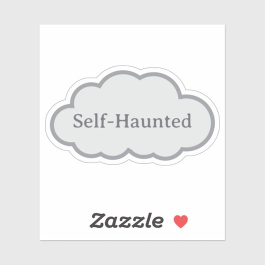 Self-Haunted - Relatable Cloud Sticker シール (シート)
