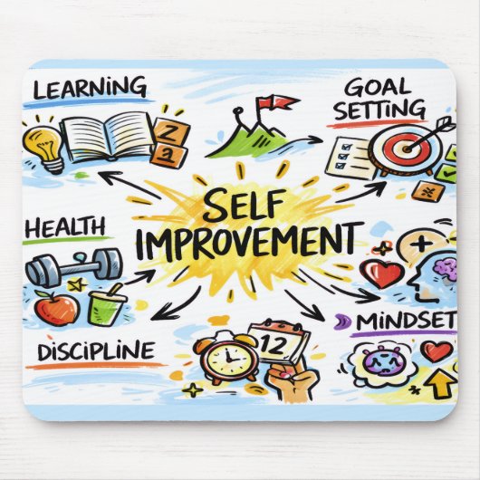 Self-Improvement Mousepad マウスパッド (正面)